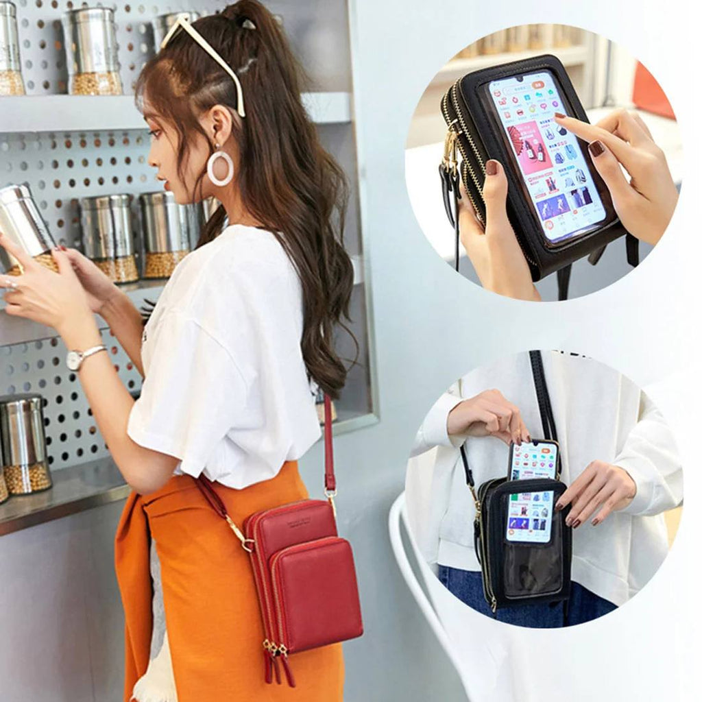 Touch Screen Phone Purse–Crossbody Wallet with Card &amp; Cash Holder (As Seen on TV)