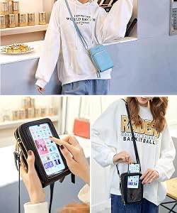 Touch Screen Phone Purse–Crossbody Wallet with Card &amp; Cash Holder (As Seen on TV)
