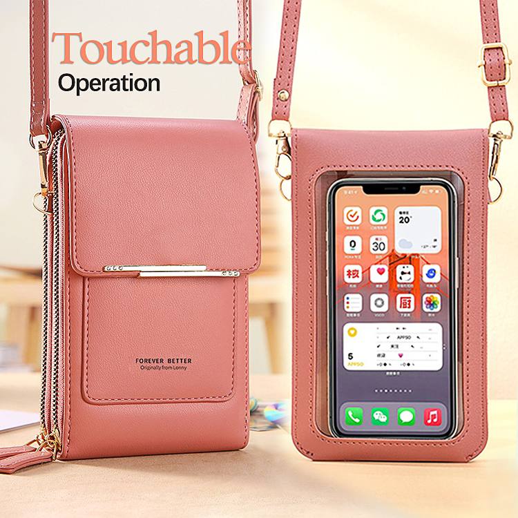 Touch Screen Phone Purse–Crossbody Wallet with Card &amp; Cash Holder (As Seen on TV)